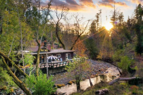 Sonoma Creek Haven Hot Tub Firepit Creekside Views Near Kenwood Wineries